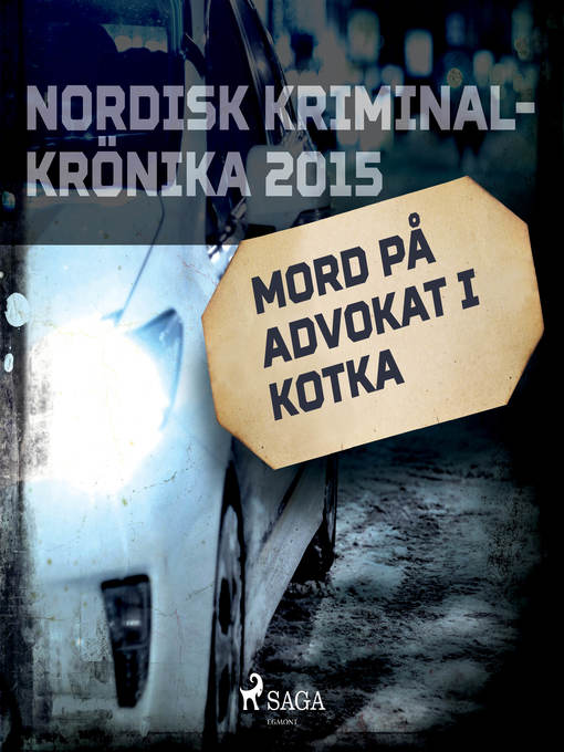 Title details for Mord på advokat i Kotka by Diverse - Wait list